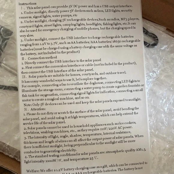 Portable Solar Panel Kit - Picture 3 of 3